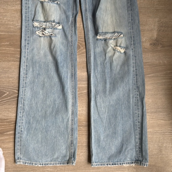 GRLFRND Brooklyn High Rise Straight IN LOST PALMS 25 - Picture 6 of 14